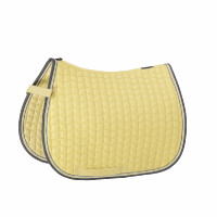 Tapis de selle Eskadron Coton Contrast Shetland Banane Jaune