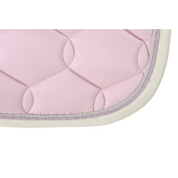 Tapis de selle Eskadron Glossy Wave Contrast Rose poudré Tapis de selle Eskadron Glossy Wave Contrast Rose poudré