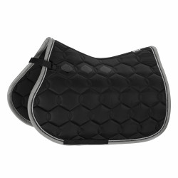 Tapis de selle Eskadron Glossy Wave Contrast Noir