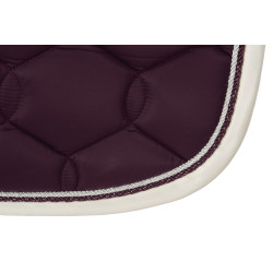 Tapis de selle Eskadron Glossy Wave Contrast Mûre Bordeaux