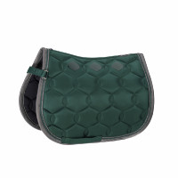 Tapis de selle Eskadron Glossy Wave Contrast Shetland Course verte
