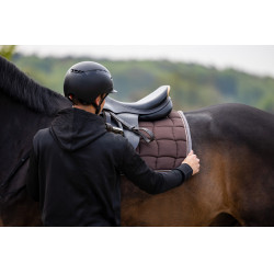 Tapis de selle Eskadron Performance Contrast Marron foncé