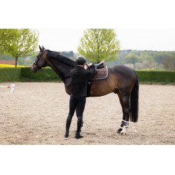 Tapis de selle Eskadron Performance Contrast Marron foncé