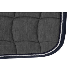 Tapis de selle Eskadron Performance Contrast Mélange d'anthracite Gris