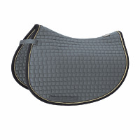 Tapis de selle Eskadron Coton Contrast Bleu cendré Tapis de selle Eskadron Coton Contrast Bleu cendré