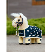 Polo bandages voor speelgoed Mini Pony LeMieux Pauw Blauw