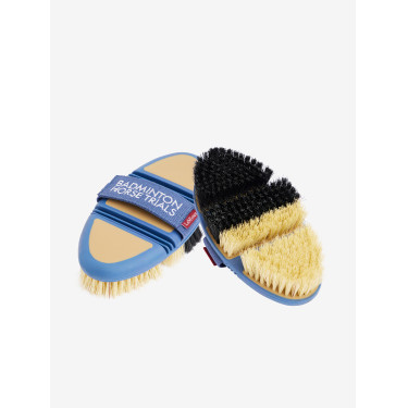 Brosse Flexi Half & Half Grooming LeMieux Bleu Badminton