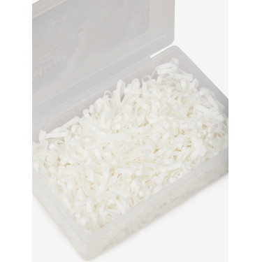 Boites d'élastiques silicone LeMieux Blanc