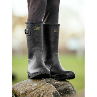 Bottes en caoutchouc LeMieux Ultra Stride Young Rider Noir
