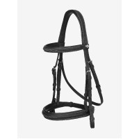 Bridon Hunter met veters LeMieux Havanna / zilver Bruin Bridon Hunter met veters LeMieux Havanna / zilver Bruin