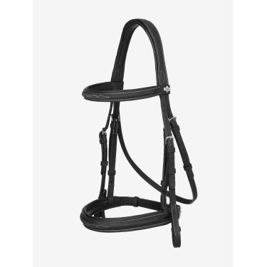 Bridon Hunter met veters LeMieux Zwart / zilver Bridon Hunter met veters LeMieux Zwart / zilver