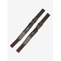 Fixe-chaussettes LeMieux en cuir Marron