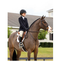Martingale fixe Hunter LeMieux Havane / argent Marron Martingale fixe Hunter LeMieux Havane / argent Marron