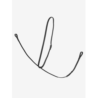 Vaste martingaal Hunter LeMieux Zwart / zilver