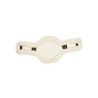 Protection de sangle bavette courte LeMieux Anatomic Merino+ Naturel Marron Protection de sangle bavette courte LeMieux Anatomic Merino+ Naturel Marron