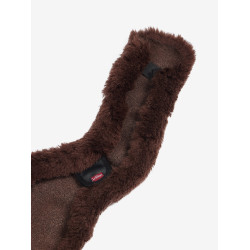 Protection de sangle de jumping LeMieux Anatomic en laine Merino+ Marron Protection de sangle de jumping LeMieux Anatomic en laine Merino+ Marron