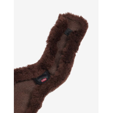 Protection de sangle de jumping LeMieux Anatomic en laine Merino+ Marron Protection de sangle de jumping LeMieux Anatomic en laine Merino+ Marron