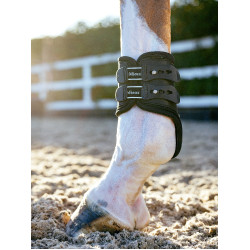 Einfache Gamaschen Exo-Flex® LeMieux Zwart / zilver Einfache Gamaschen Exo-Flex® LeMieux Zwart / zilver