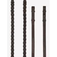 Hunter-vetersplitten LeMieux met stiksel Havane / argent