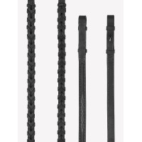 Hunter-vetersplitten LeMieux met stiksel Zwart / zilver