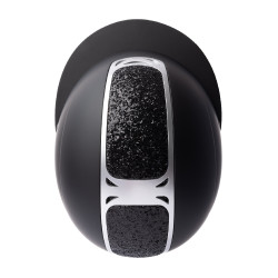 Casque d'équitation ornement en cristal Horze Arix II Noir / noir Casque d'équitation ornement en cristal Horze Arix II Noir / noir