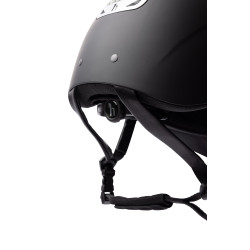 Casque d'équitation ornement en cristal Horze Arix II Noir / argent
