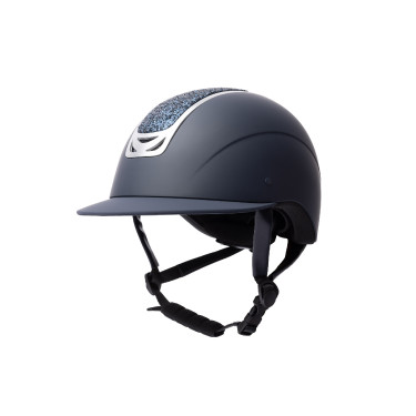 Casque d'équitation ornement en cristal Horze Arix II Bleu foncé / bleu foncé Casque d'équitation ornement en cristal Horze Arix II Bleu foncé / bleu foncé