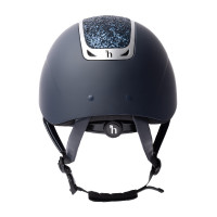 Casque d'équitation ornement en cristal Horze Arix II Noir / noir