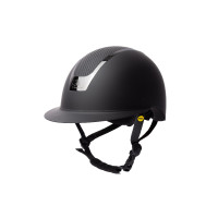 Paardrijcap technologie Majoris MIPS II B Vertigo Zwart / zilver