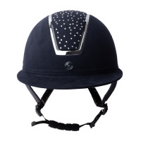 Paardrijcap Solara II Horze Marine / wit Blauw