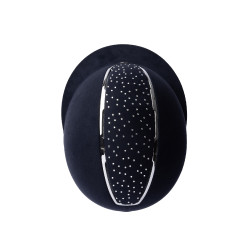 Casque d'équitation Solara II Horze Marine / blanc Bleu