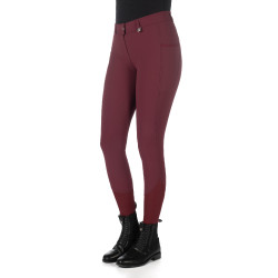 Broek Livigno full grip 1/1 siliconen HKM dames Lauria Garrelli Bordeaux Broek Livigno full grip 1/1 siliconen HKM dames Lauria Garrelli Bordeaux