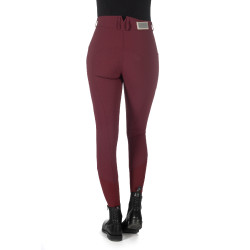Broek Livigno full grip 1/1 siliconen HKM dames Lauria Garrelli Bordeaux Broek Livigno full grip 1/1 siliconen HKM dames Lauria Garrelli Bordeaux