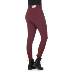 Broek Livigno full grip 1/1 siliconen HKM dames Lauria Garrelli Bordeaux Broek Livigno full grip 1/1 siliconen HKM dames Lauria Garrelli Bordeaux