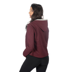 Sweat Livigno femme HKM Bordeaux Sweat Livigno femme HKM Bordeaux