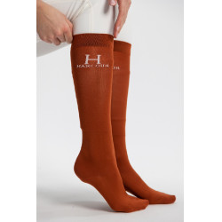 Chaussettes Badminton Harcour Terracota Orange