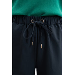 Pantalon Paisley Harcour femme Marine Bleu marine