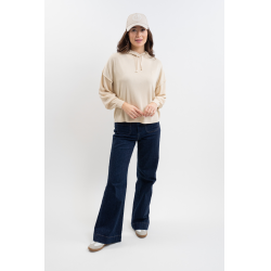 Sweat à capuche Plume Harcour femme Lin Beige Sweat à capuche Plume Harcour femme Lin Beige