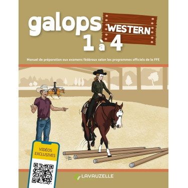 Galop WESTERN 1t/m4 met Video's Lavauzelle Galop WESTERN 1t/m4 met Video's Lavauzelle