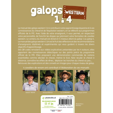 Galop WESTERN 1t/m4 met Video's Lavauzelle Galop WESTERN 1t/m4 met Video's Lavauzelle