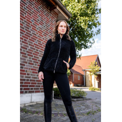 Veste polaire nounours Merida Horze femme Noir