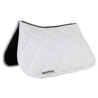 Tapis de Selle Pleasure Jumping Supreme Blanc