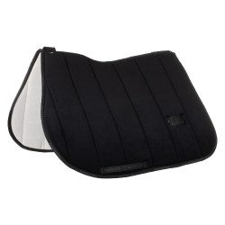 Tapis de selle obstacle en velours et tissu technique Equestro