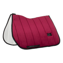 Tapis de selle obstacle en velours et tissu technique Equestro