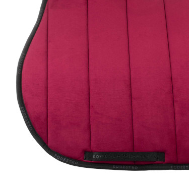 Tapis de selle obstacle en velours et tissu technique Equestro Tapis de selle obstacle en velours et tissu technique Equestro