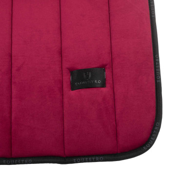 Tapis de selle obstacle en velours et tissu technique Equestro Tapis de selle obstacle en velours et tissu technique Equestro