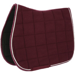 Tapis de selle Riding World Corduroy Bordeaux