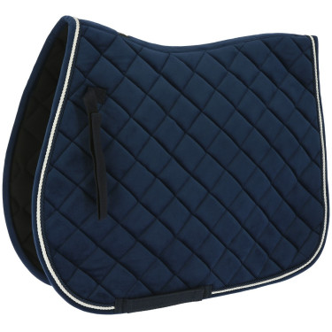 Tapis de selle Riding World Velours Marine Tapis de selle Riding World Velours Marine