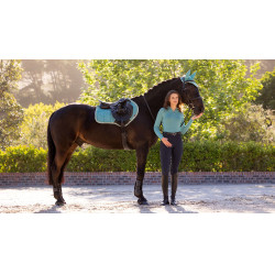 Tapis LeMieux Suede Close contact Square Lagoon Bleu Tapis LeMieux Suede Close contact Square Lagoon Bleu