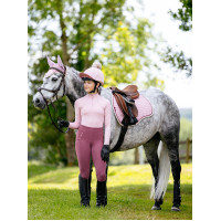 Tapis LeMieux Suede GP Square Blossom Rose